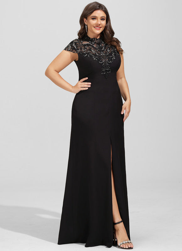 Robe Fourreau Élégante À Fente - gallery 8