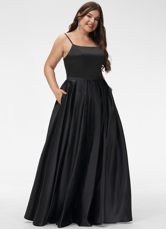 Robe Satinée Élégante Fendue - gallery 8