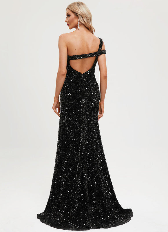 Robe Noire Luxe Pailletée - gallery 5