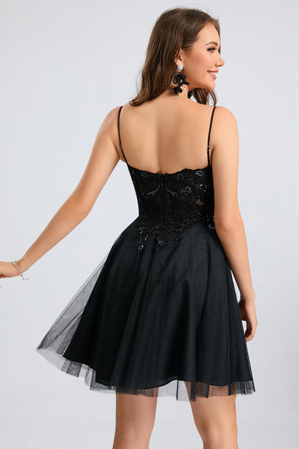 Robe De Bal Tulle Brodée Élégante - gallery 1