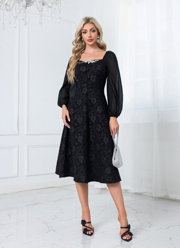 Robe Noire Chemise - gallery 3