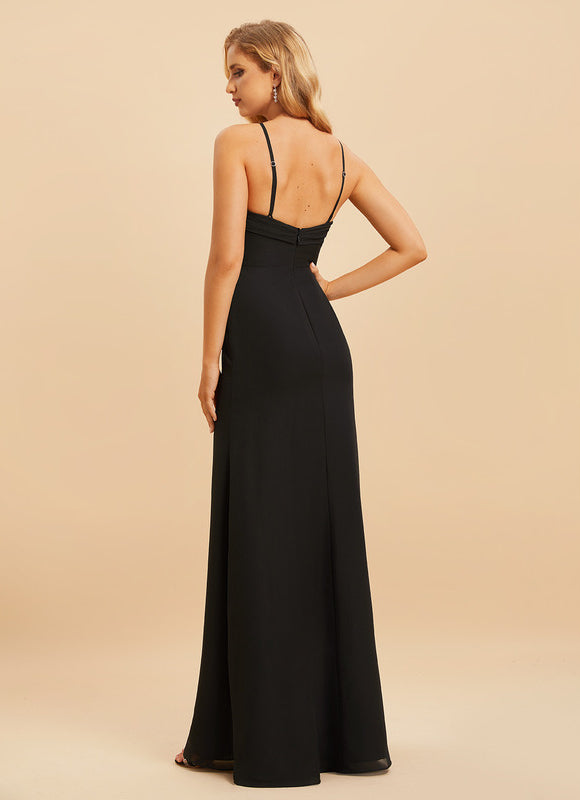 Robe Sirène Chic Col Croisé - gallery 1