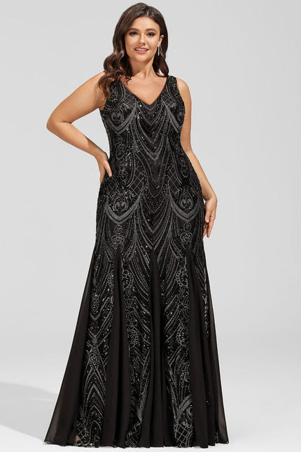 Robe Sirène Glamour À Sequins - gallery 7