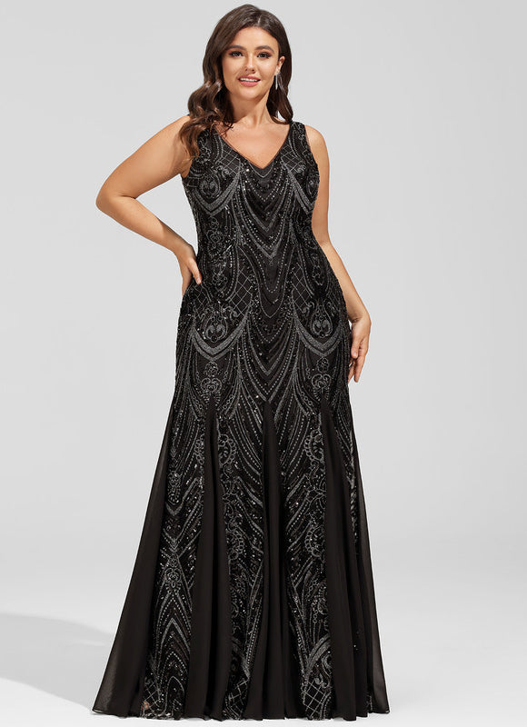 Robe Sirène Glamour À Sequins - gallery 7