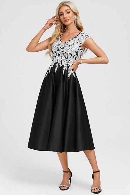 Robe Noire Décolleté Plongeant