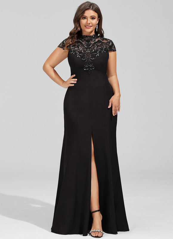 Robe Fourreau Élégante À Fente - gallery 7