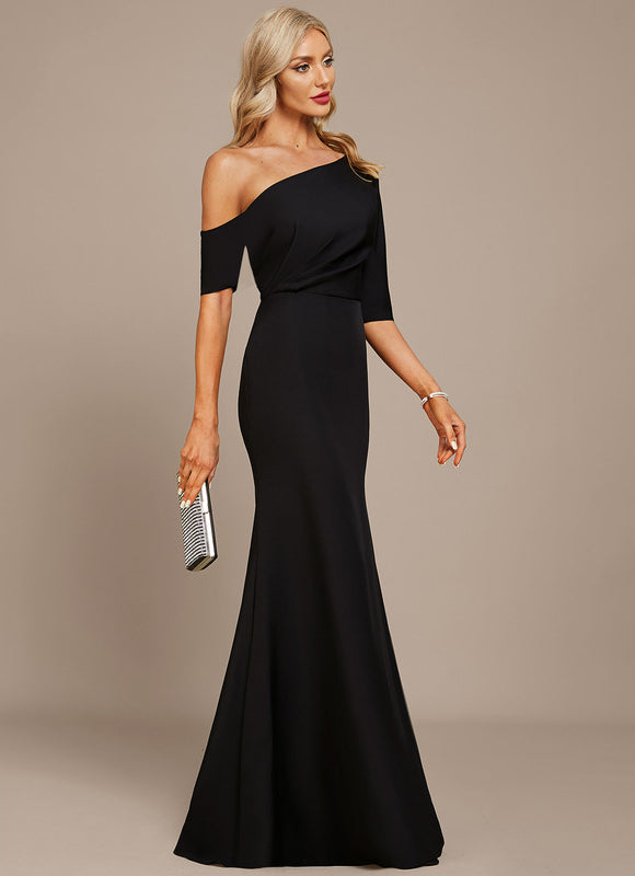 Robe Fourreau Chic Asymétrique Élégante - gallery 4