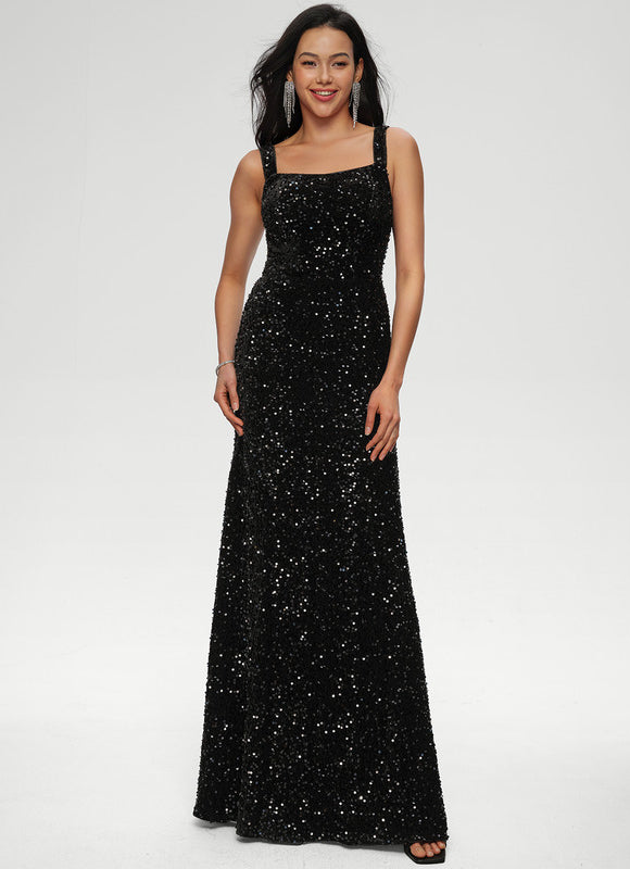 Robe De Bal Scintillante Élégante - gallery 1