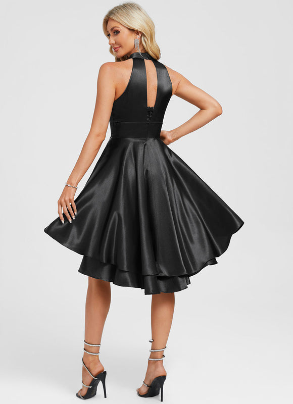 Robe Noire À Volants - gallery 5