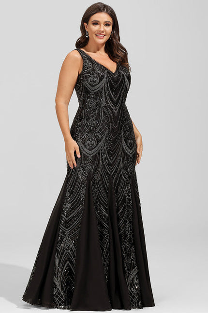 Robe Sirène Glamour À Sequins - gallery 8
