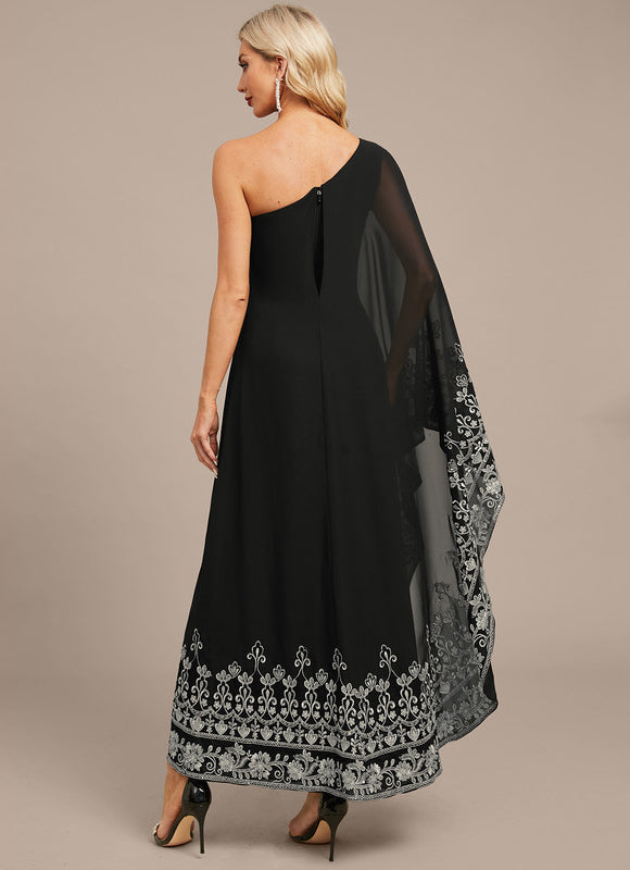 Robe Asymétrique Chic Noire - gallery 7