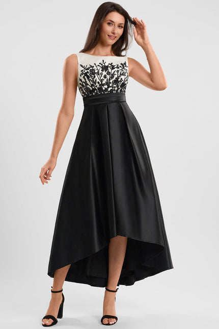 Robe De Bal Noire Élégante - gallery 3