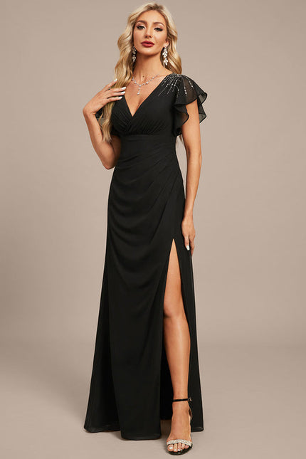 Robe Noire Décolleté Coeur - gallery 3