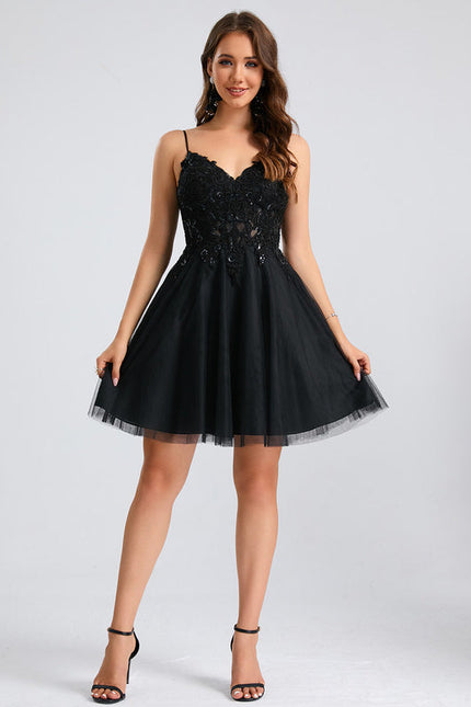 Robe De Bal Tulle Brodée Élégante - gallery 5