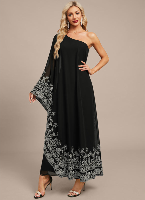 Robe Asymétrique Chic Noire - gallery 4