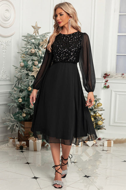 Robe Chic À Manches Transparentes - gallery 4