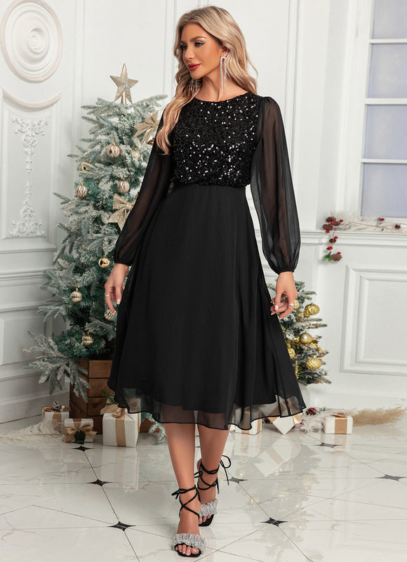 Robe Chic À Manches Transparentes - gallery 4