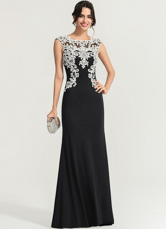 Robe Fourreau Élégante À Broderies - gallery 2