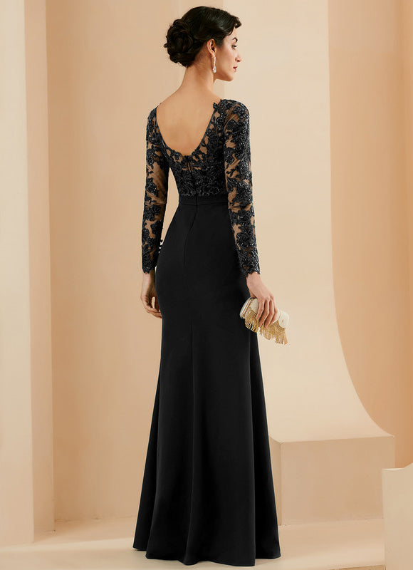 Robe Noire Luxe À Nœud. - gallery 4