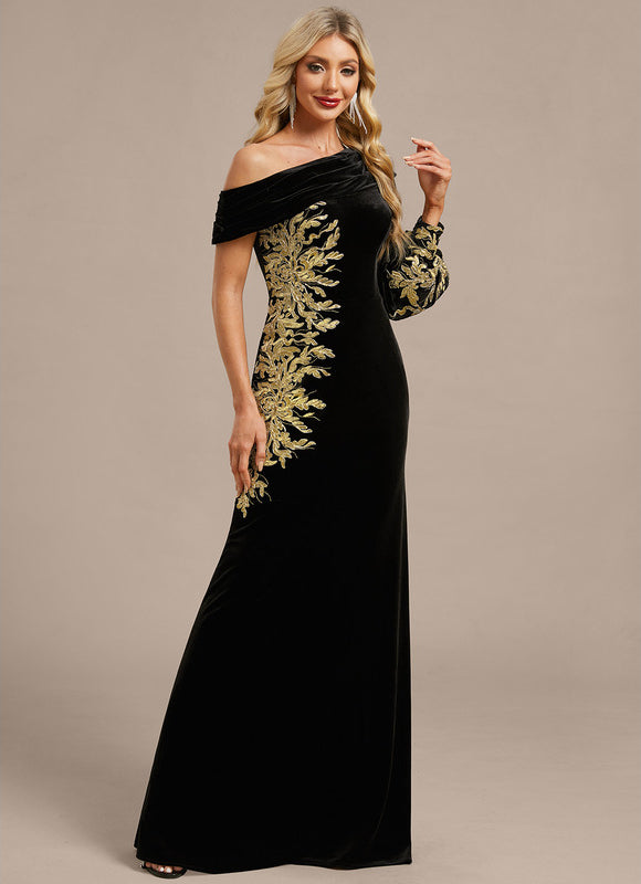 Robe Longue Noire Sexy - gallery 5