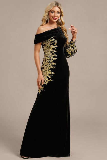 Robe Longue Noire Sexy - gallery 5