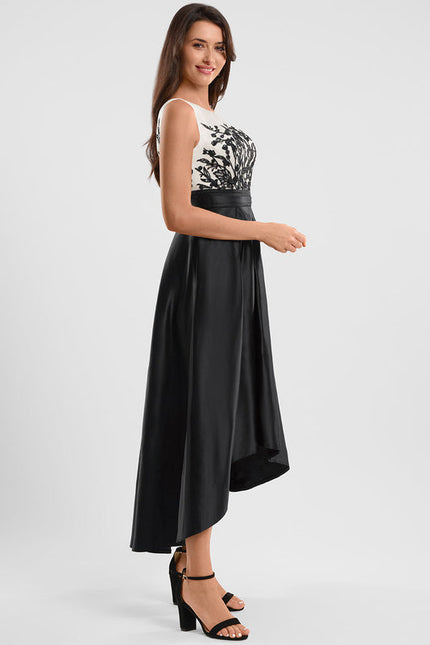 Robe De Bal Noire Élégante - gallery 1