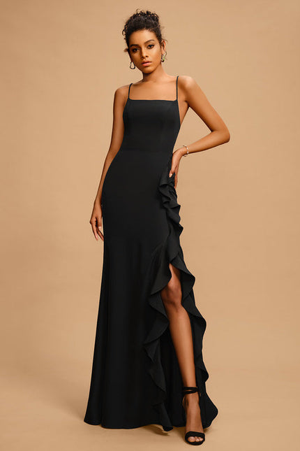 Robe Fourreau Chic À Fente Raffinée