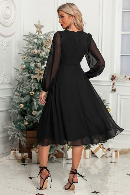 Robe Chic À Manches Transparentes - gallery 1