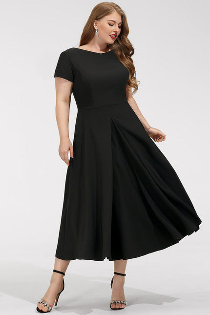 Robe Trapèze Chic Col V. - gallery 8