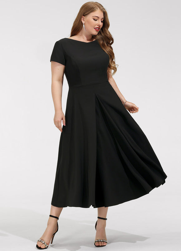 Robe Trapèze Chic Col V. - gallery 8