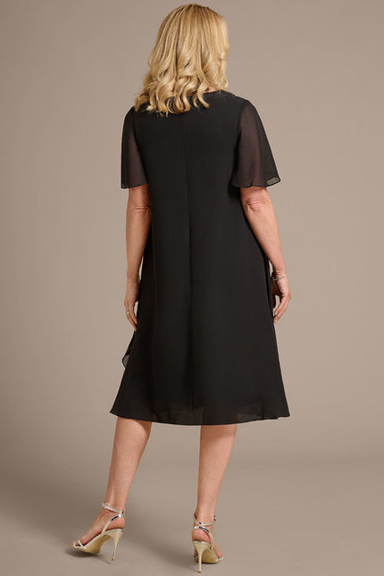 Robe Trapèze Noire Luxe - gallery 6