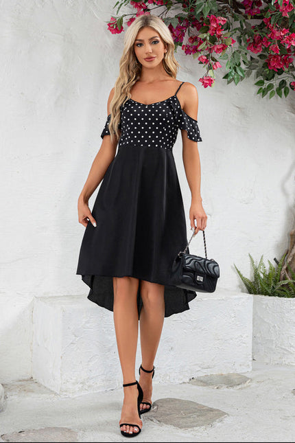 Robe Noire À Pois - gallery 5
