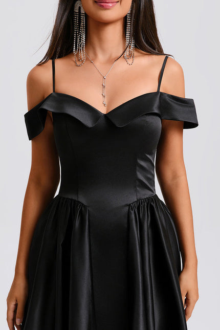 Robe Trapèze Noire - gallery 5