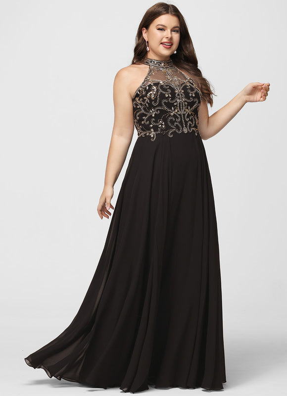 Robe De Bal Chic En Mousseline - gallery 7