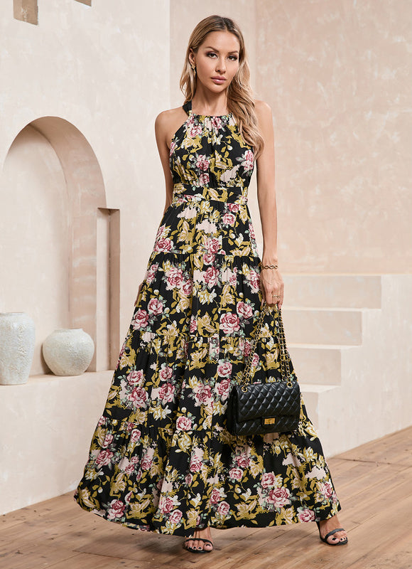 Robe Longue Noir Boheme - gallery 7