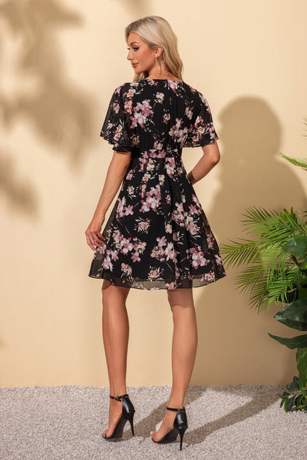 Robe Trapèze Florale Chic - gallery 3