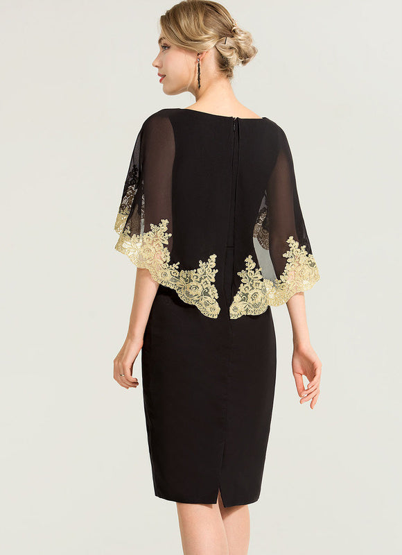 Robe Noire Croisée - gallery 1