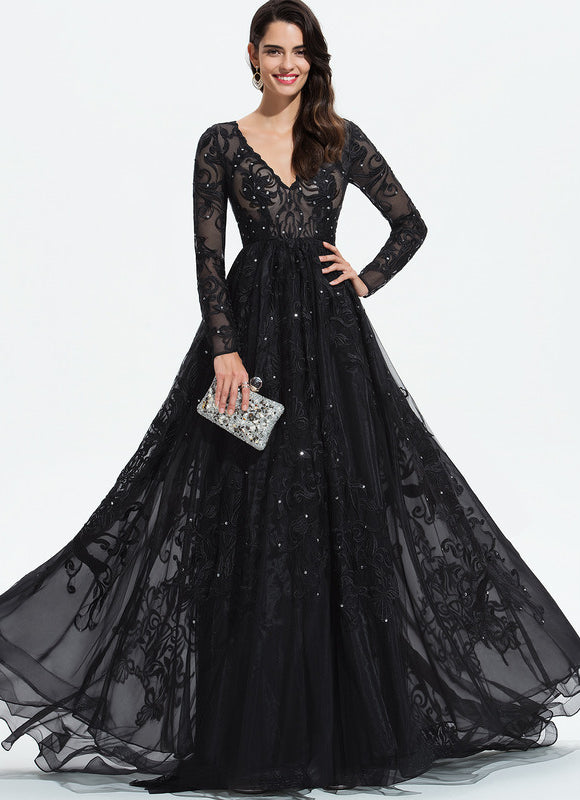 Robe De Bal En Tulle Scintillant