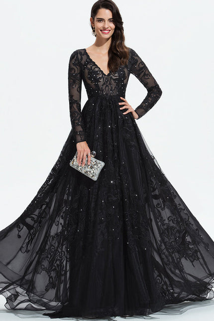 Robe De Bal En Tulle Scintillant