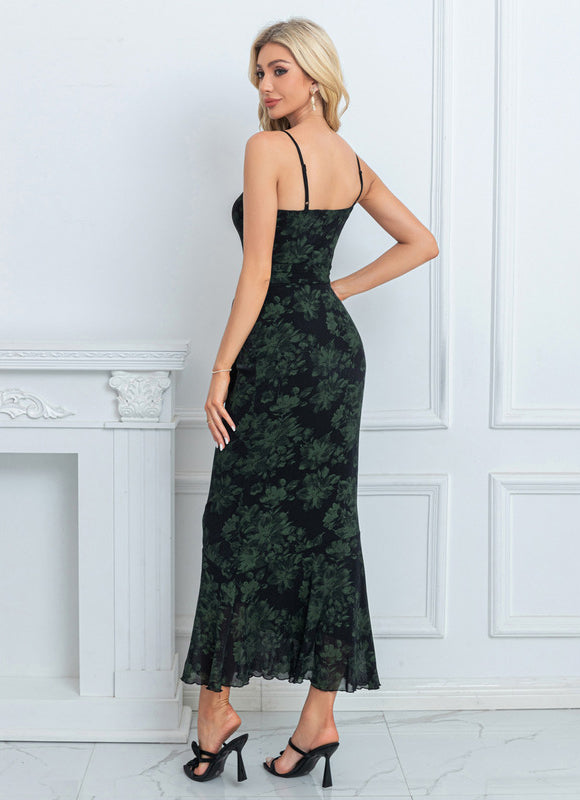 Robe Sirene Dentelle Noire - gallery 1