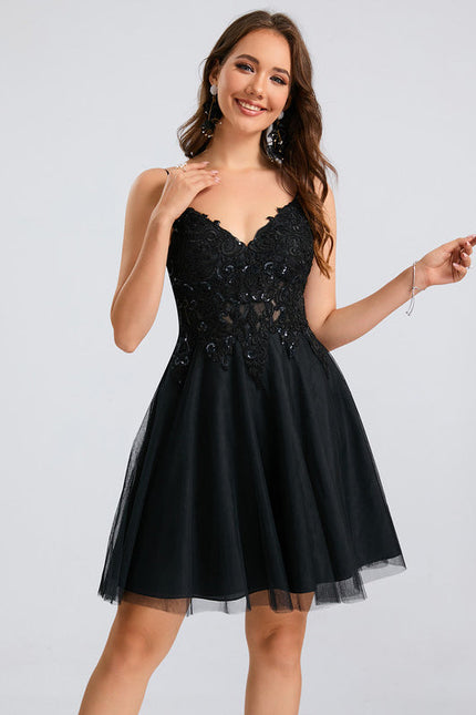 Robe De Bal Tulle Brodée Élégante - gallery 3