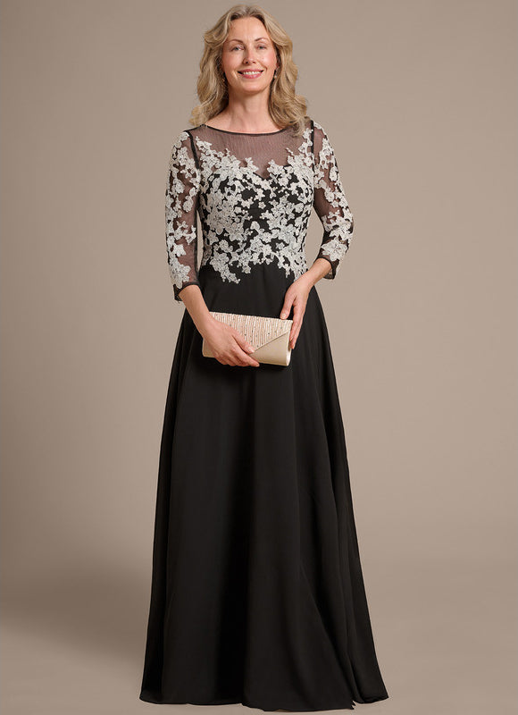 Robe Noire Luxe Dentelle - gallery 4