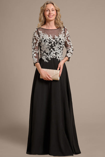 Robe Noire Luxe Dentelle - gallery 4