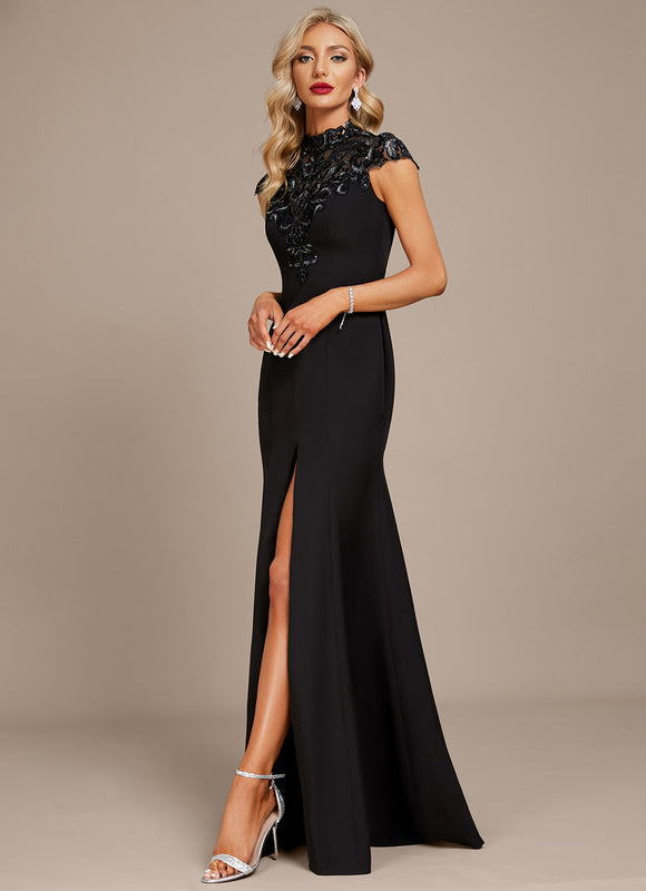 Robe Fourreau Élégante À Fente - gallery 3