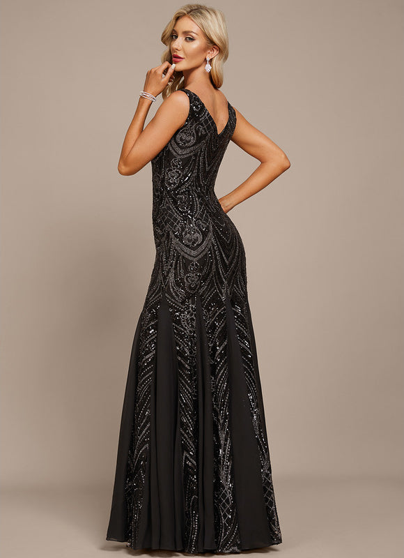 Robe Sirène Glamour À Sequins - gallery 6