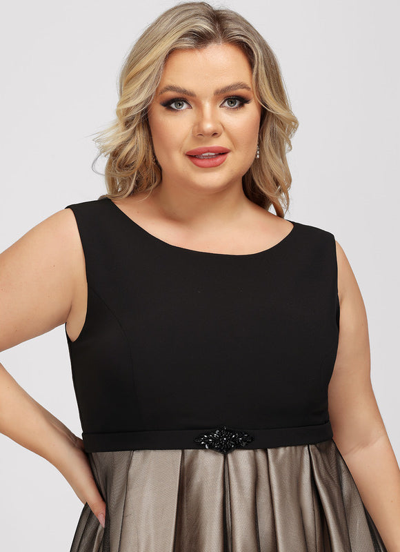 Robe Cocktail Élégante À Broderies-317 - gallery 5