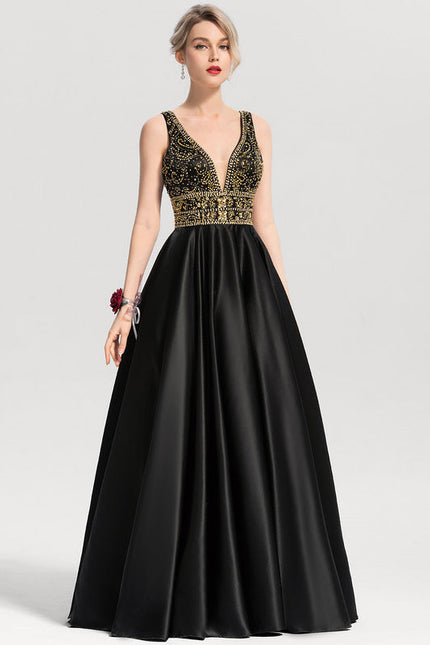 Robe De Bal Élégante À Sequins