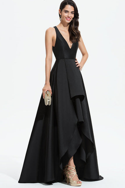 Robe De Demoiselle D'Honneur Noir - gallery 1