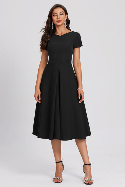 Robe Trapèze Chic Col V.