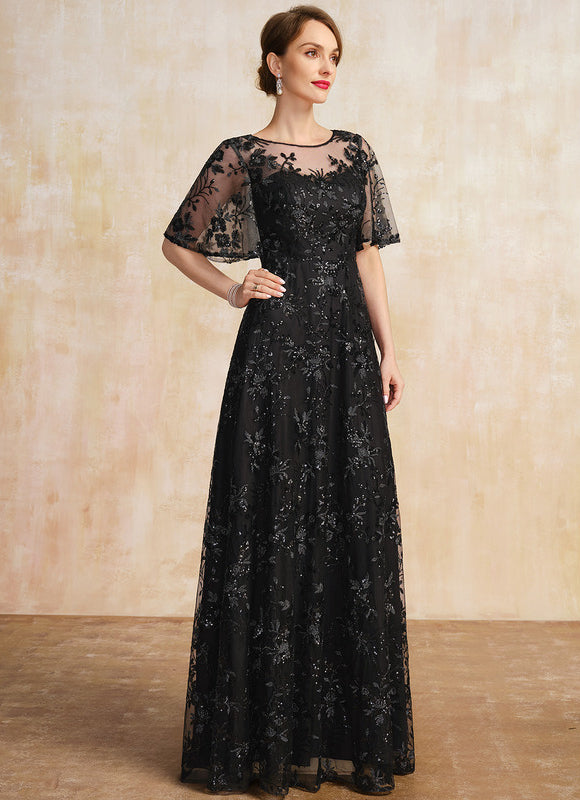 Robe Demoiselle D'Honneur Noire - gallery 4